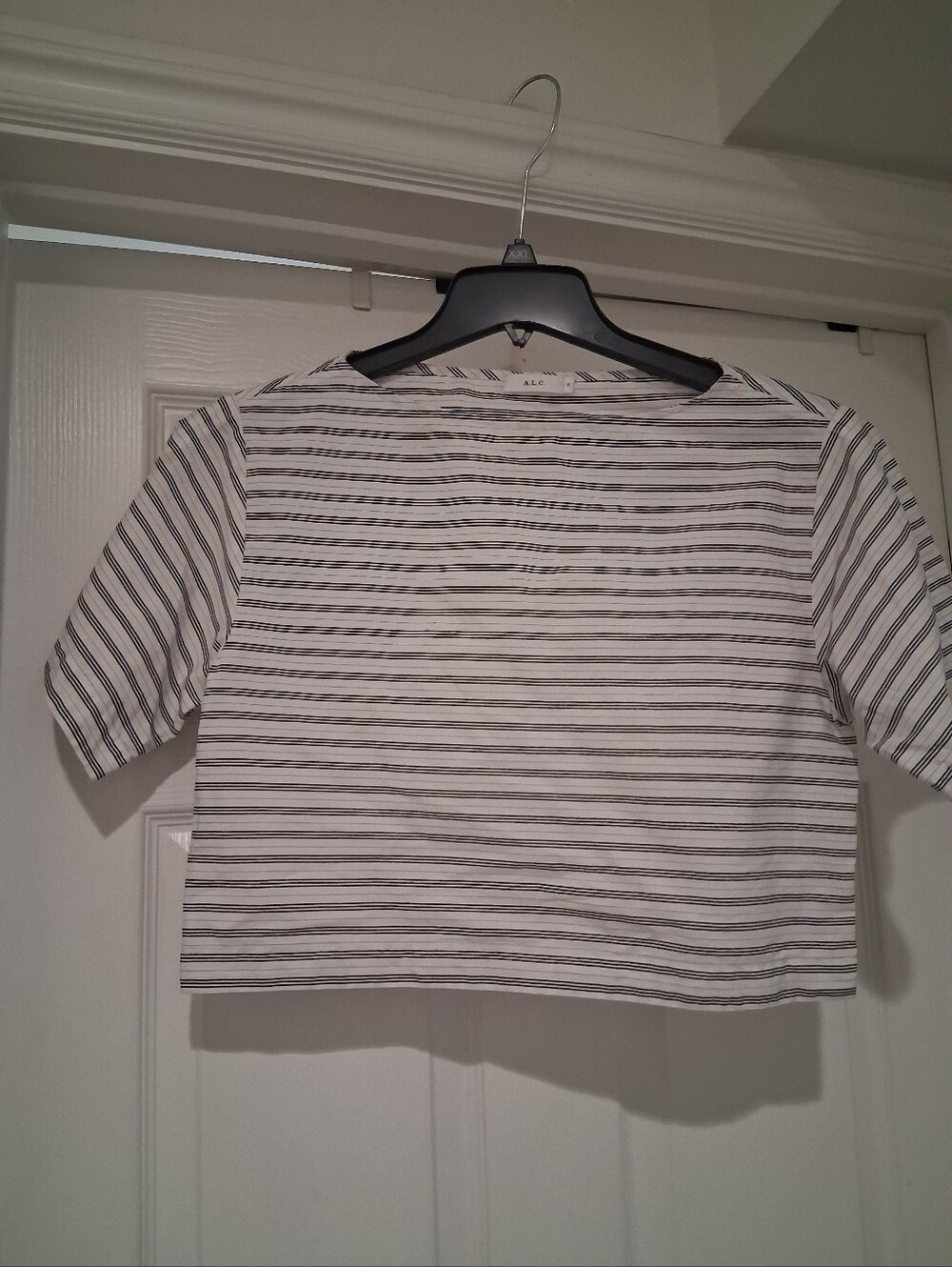 A.L.C. Crop Striped Top